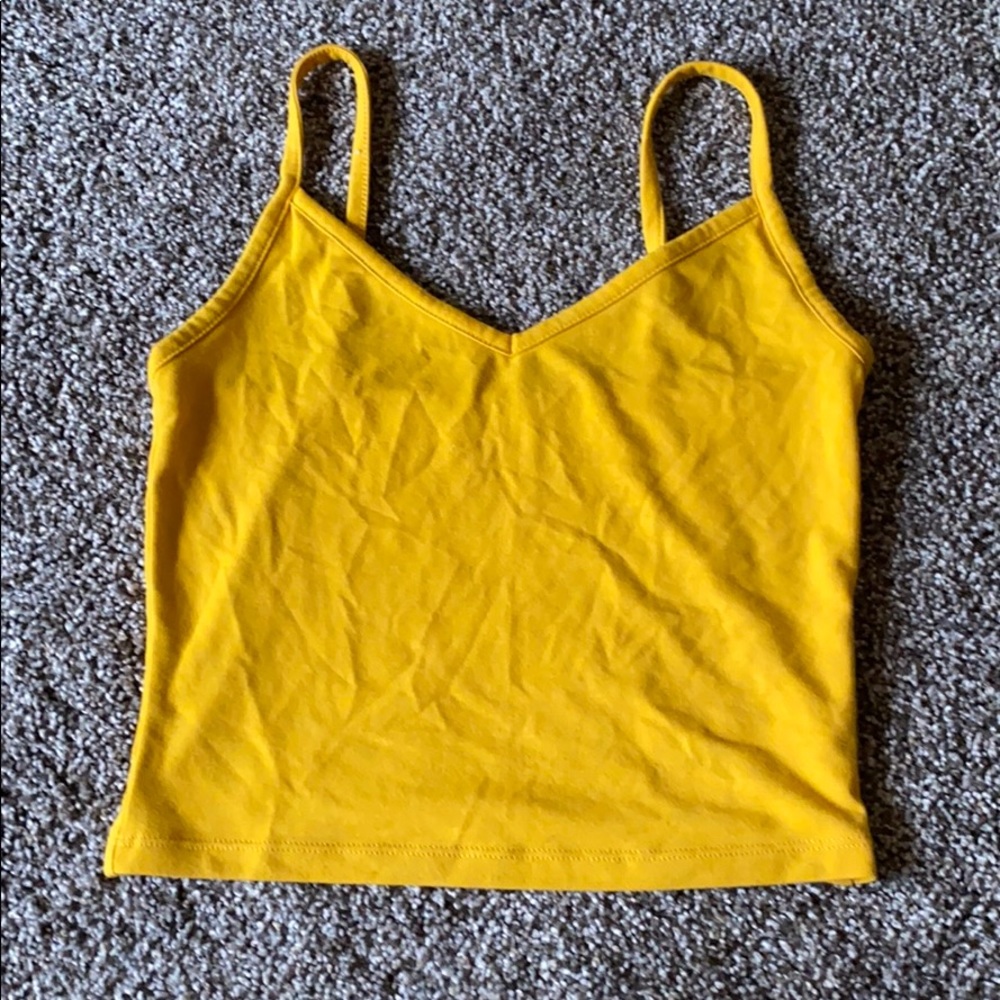 Gold Cami Crop Top